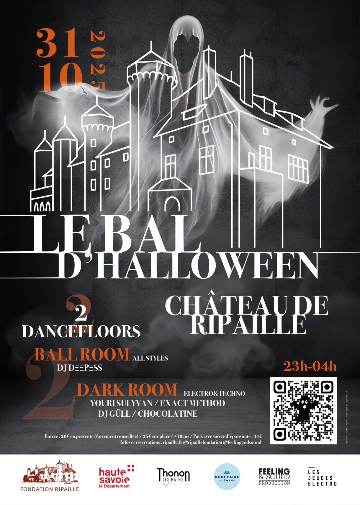 Bal d’Halloween à Ripaille